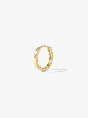 ANKIEJOY Essentials 14K Solid Gold Minimalist Hoop
