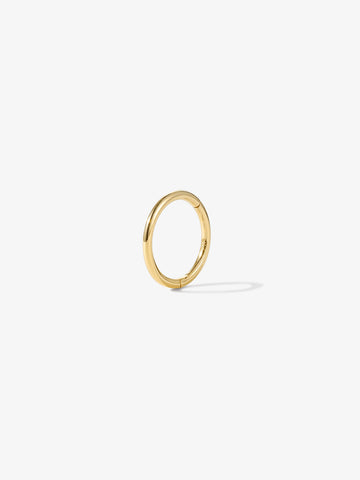 ANKIEJOY Essentials 14K Solid Gold Classic Hoop
