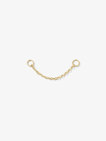 ANKIEJOY Essentials 14K Solid Gold Classic Chain Charm
