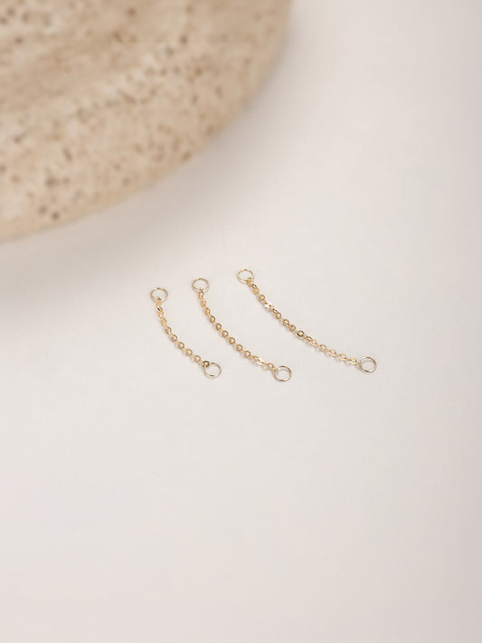 ANKIEJOY Essentials 14K Solid Gold Classic Chain Charm