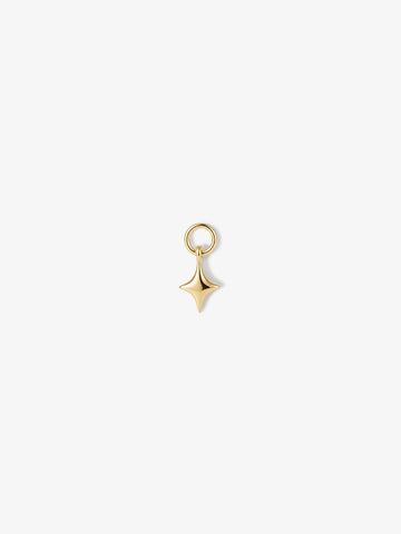 ANKIEJOY Starborn 14K Solid Gold Polished Star Charm