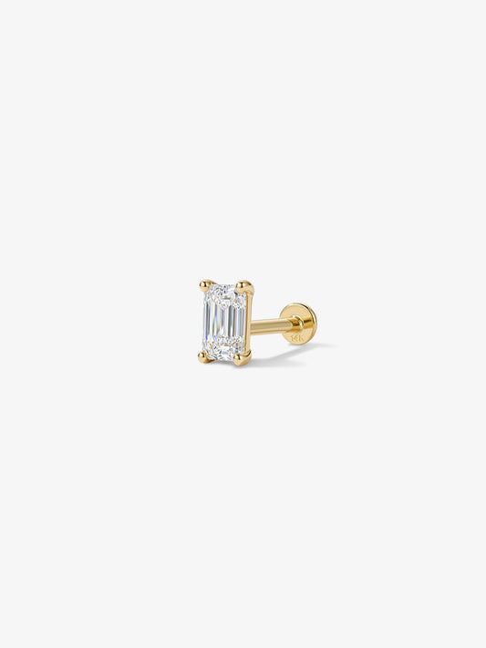 ANKIEJOY Essentials labret baguette in oro massiccio 14 carati